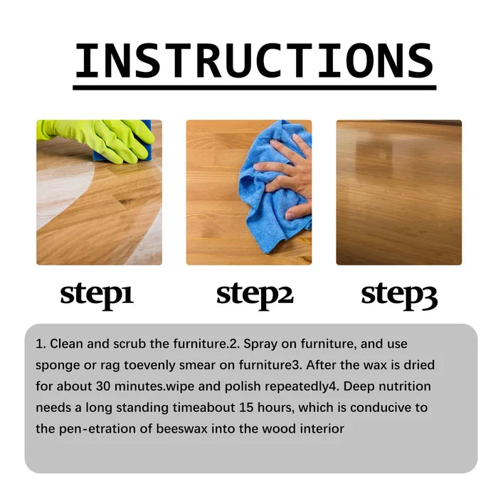 Κερί μέλισσας – Σπρέι γυαλίσματος για ξύλινες επιφάνειες