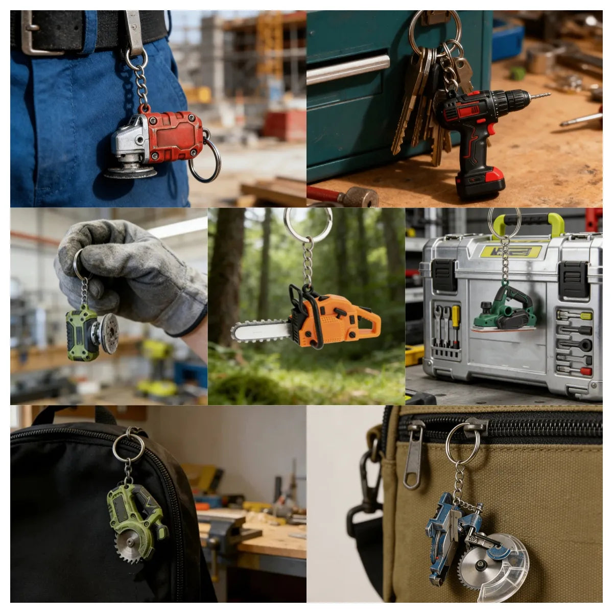 TitanGrind - Mini Rotary Grinder Keychain Tool for DIY
