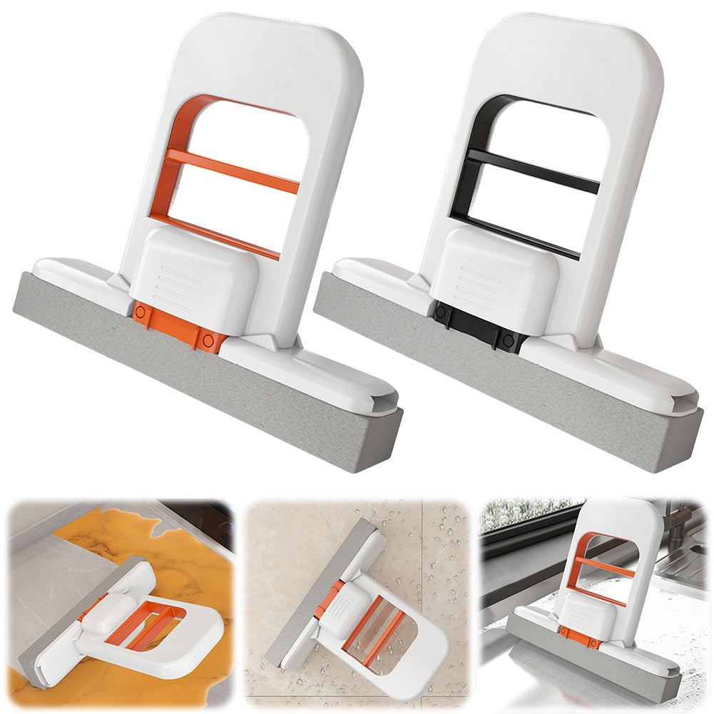 Mini Foldable Sponge Mop for Kitchen Bathroom and Countertop Cleaning