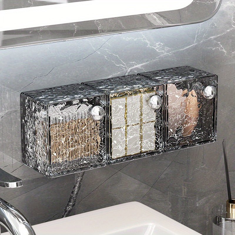 GlamoraCase — Wall Mounted Clear Makeup Organizer