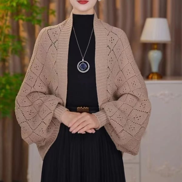 Cardigan aperto Chameleon Wrap frontale aperto