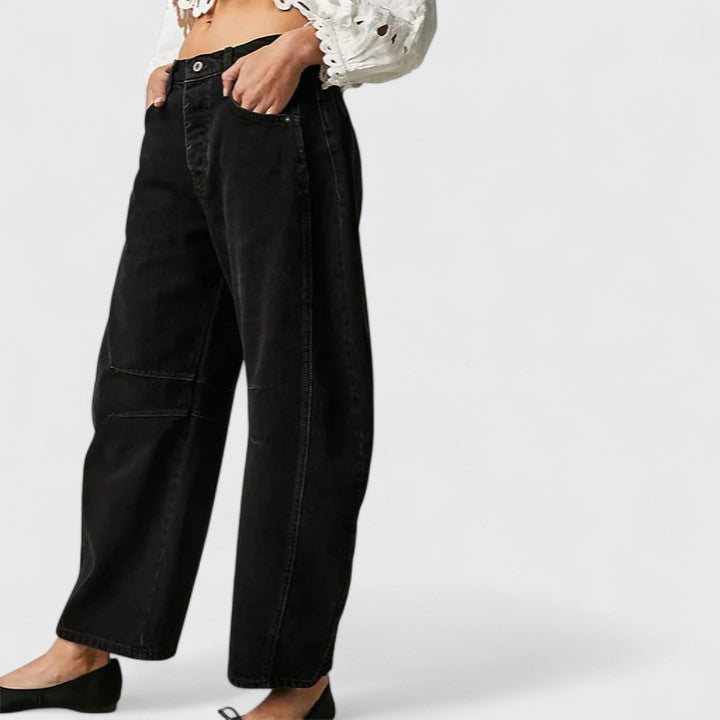 Rain - pantaloni comodi a gamba larga