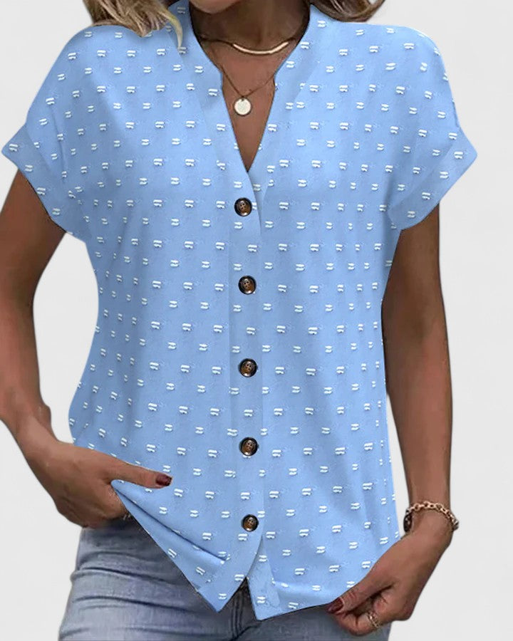 Ivy - Comfortable V-Neck Shirt