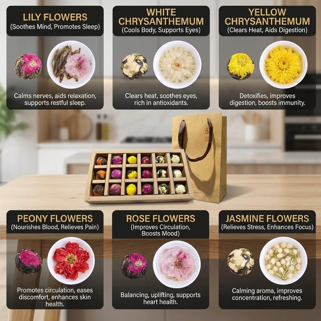Blooming Flower Tea Balls
