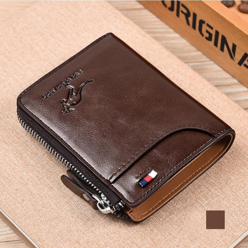 Aegis Wallet – Slim RFID-Blocking Zip-Around Wallet