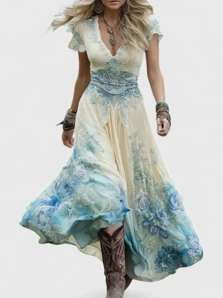 Sydneighh - Elegante abito maxi da donna