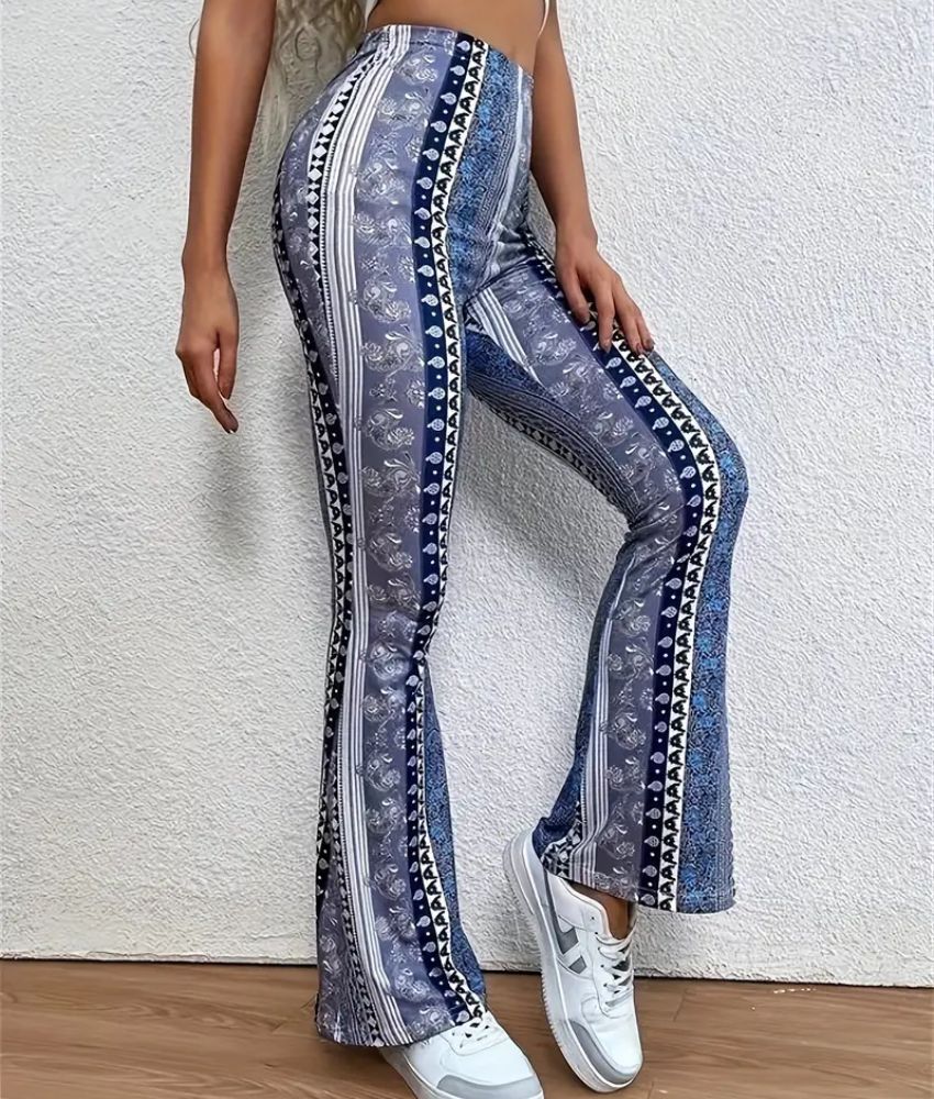 CurveCraze —  High Waist Flare Leg Pants