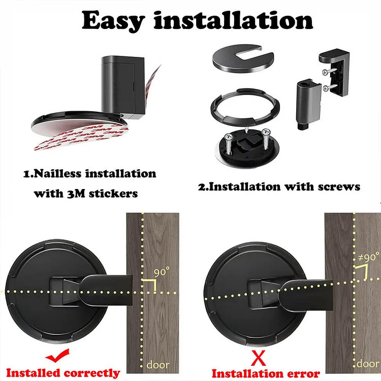 SecureGrip — Magnetic Door Stopper for Secure Door Holding and Positioning