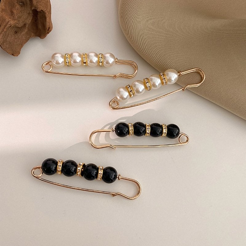 Pearl Accent - Sweater Clip & Brooch