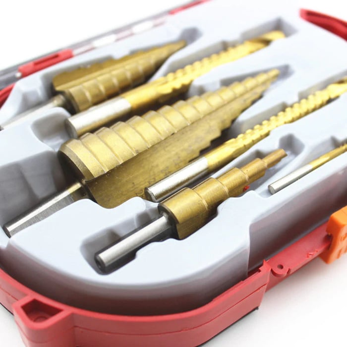 StepPro - Titanium Step Drill Bit Set