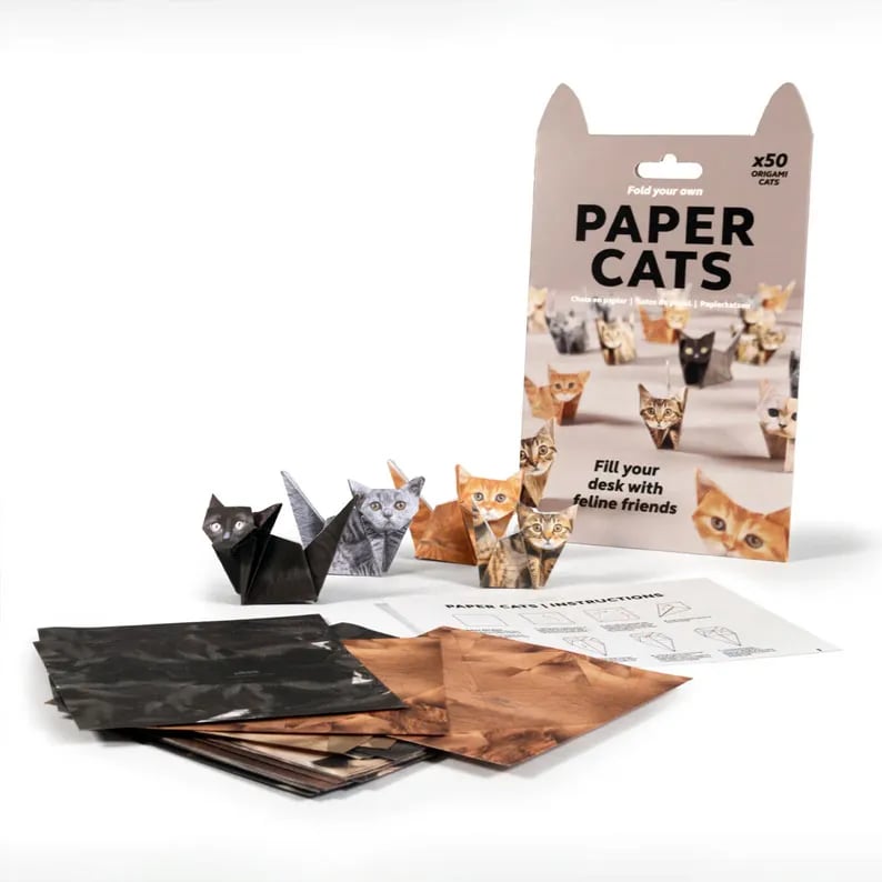 PaperPaws – DIY Paper Cat Folding Craft Kit