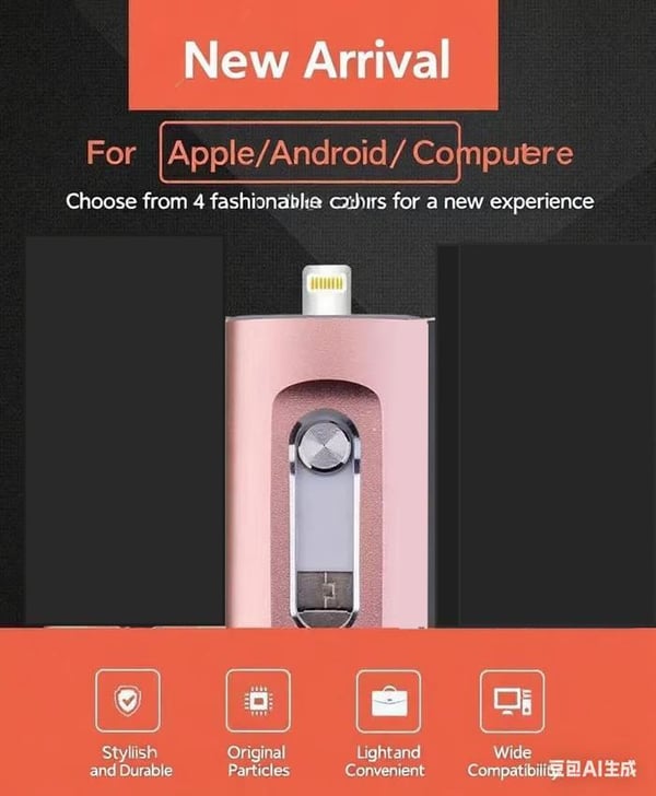 DataJet USB Flash Drive for Mobile Phones, Tablets & Computers