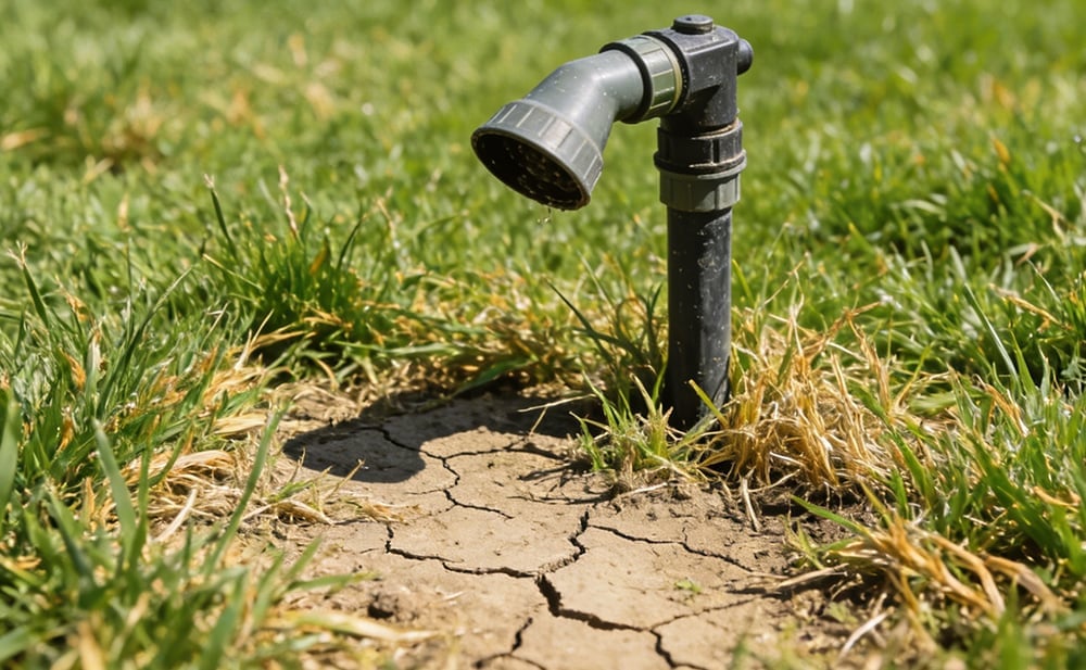 Adjustable Oscillating Lawn Sprinkler for Garden & Yard Watering