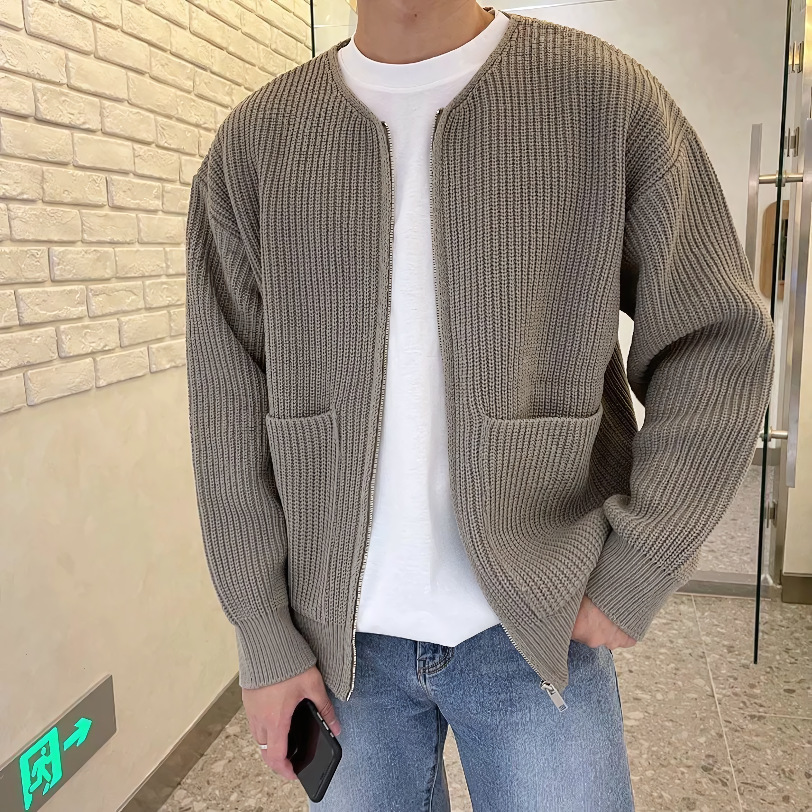 Zip Cardigan – Moderne must-have til lag-på-lag