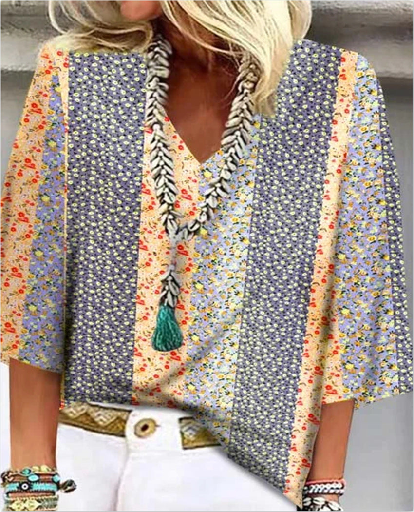 Ayla - Blusa floreale