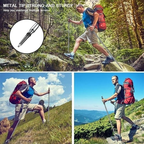 Multi-Function Modular Hiking Stick with Built-In Storage