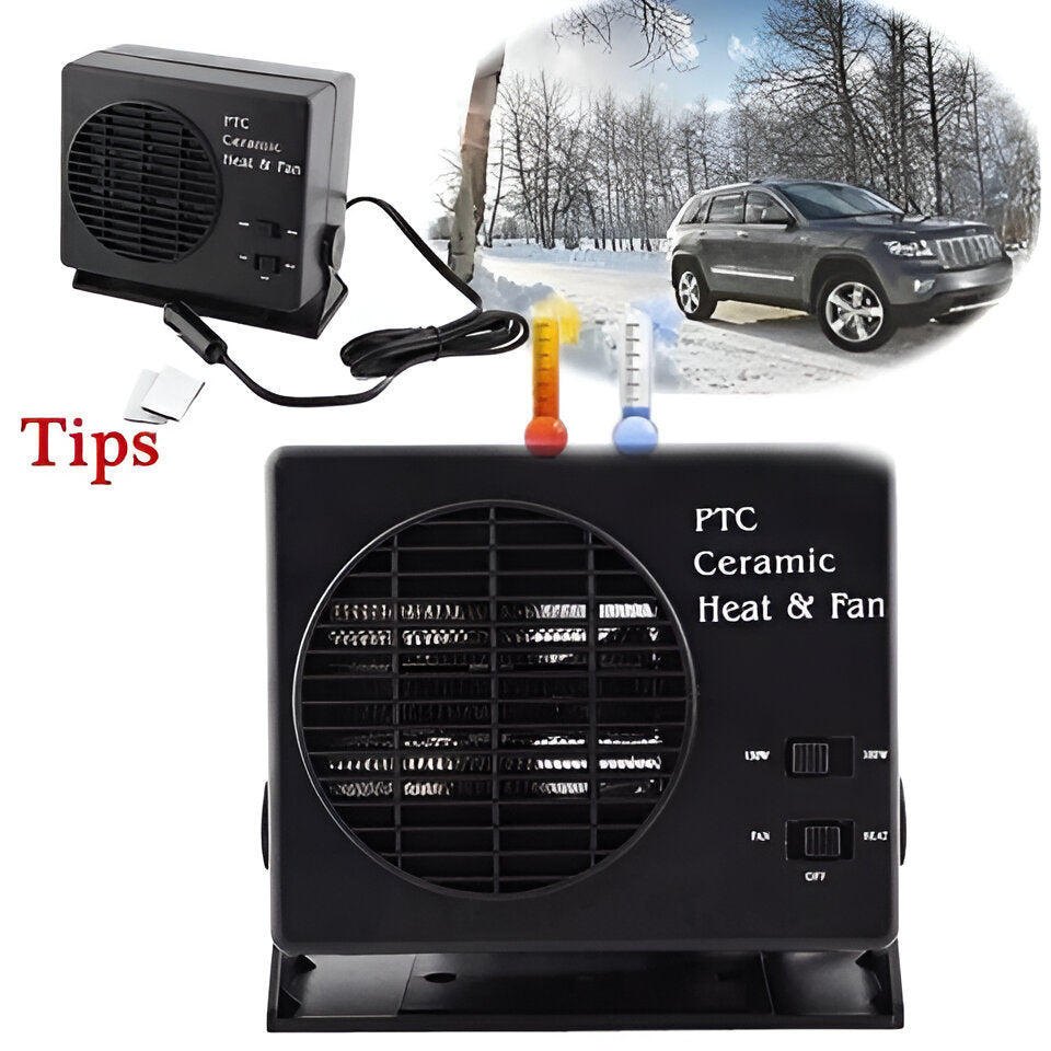 12V Ceramic Car Heater & Cooling Fan for Vehicle Use