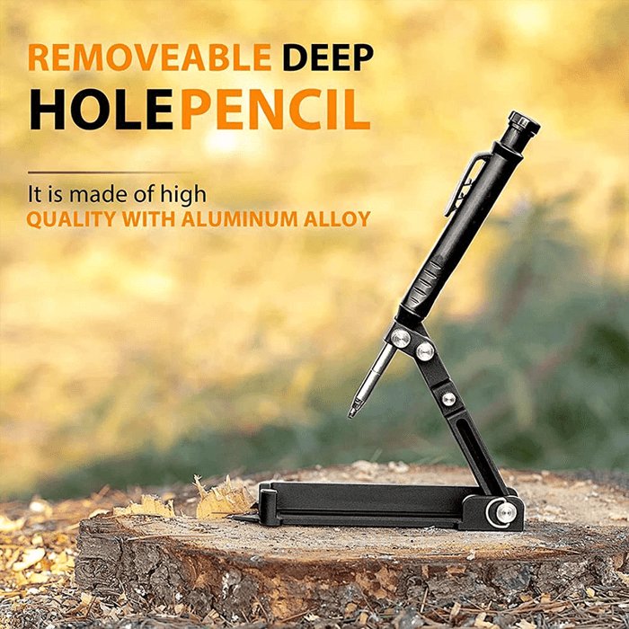 SteelMark Pro — Adjustable Deep Hole Construction Pencil Marker
