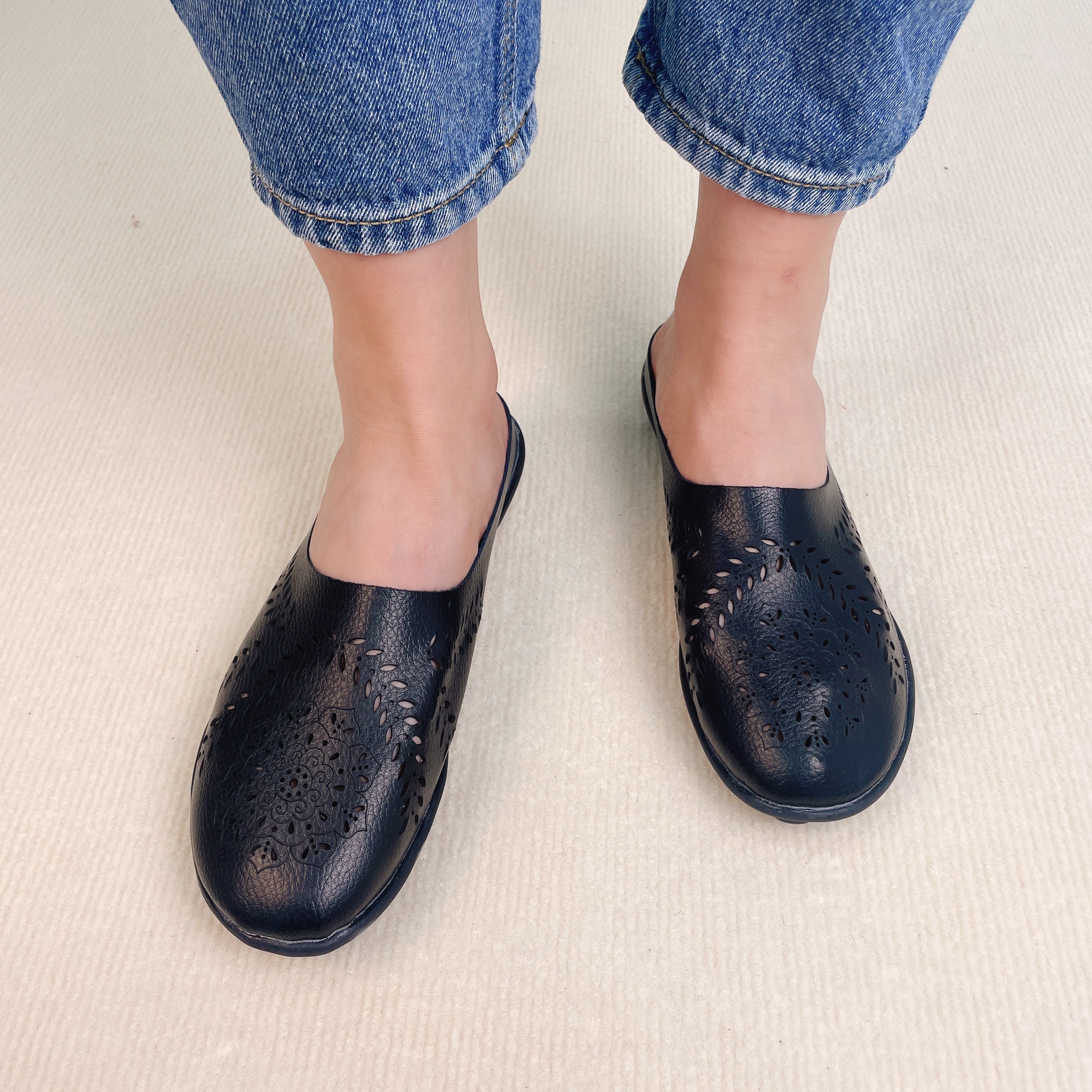 Women's Perforated Slip-On Comfort Clogs for Everyday Wear