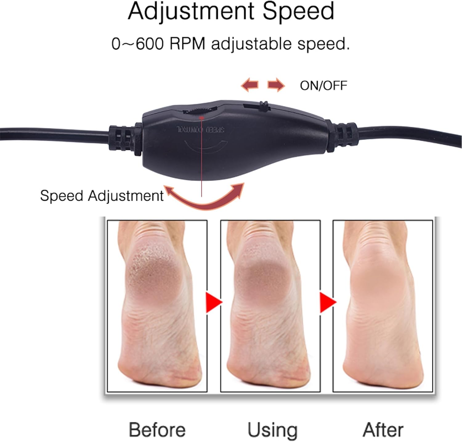 VelvetStep — Electric Callus Remover for Feet