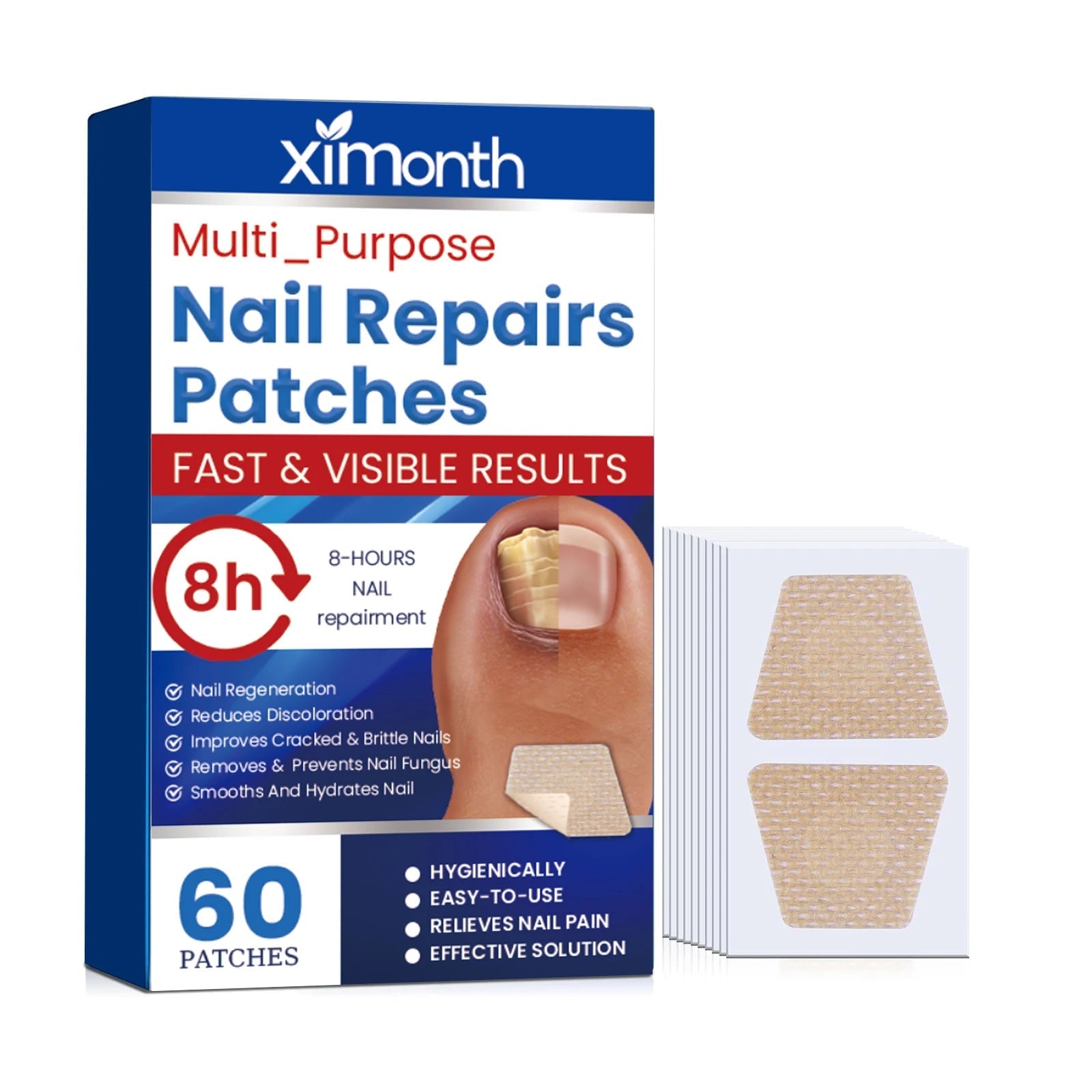 Nail Care Repair Patches for Damaged and Discolored Nails