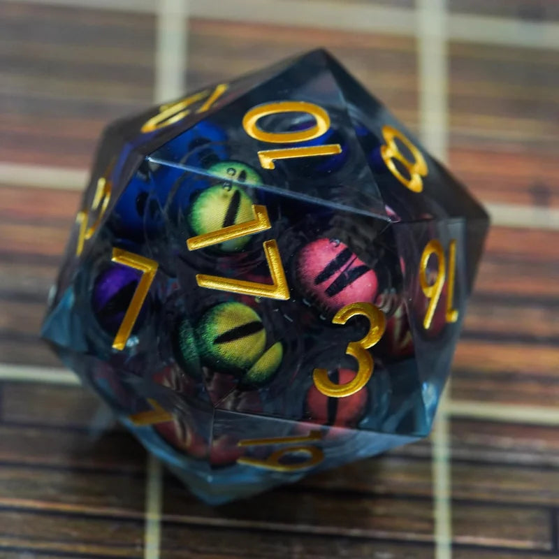 AquaEyes - Liquid Core Polyhedral Dice Set