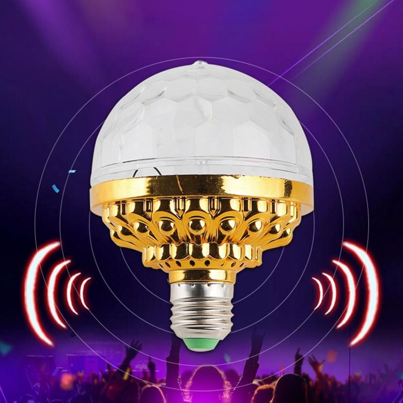 GlowBlast - Rotating RGB LED Light Bulb