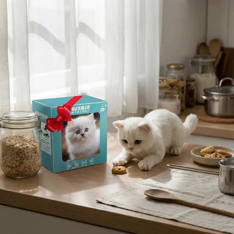 WhiskerWave — Jouet robot interactif pour chat