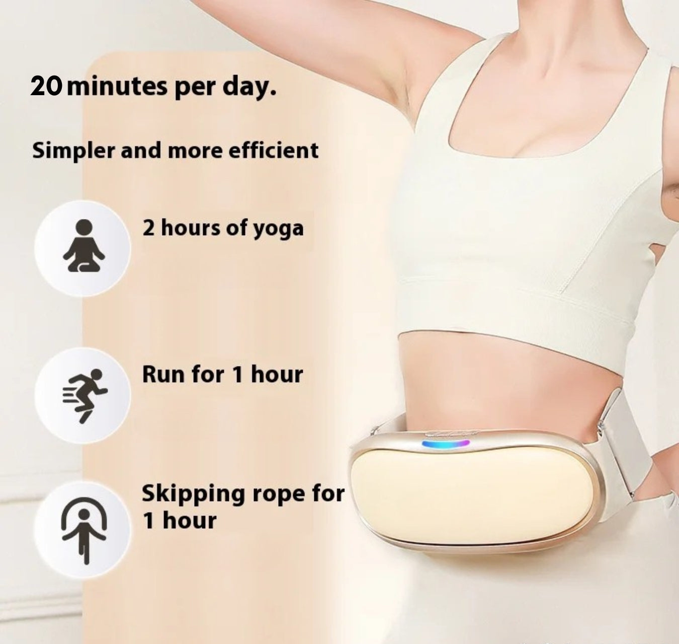 HeatSculpt břišní pás – nahřívací masážní pás s vibracemi