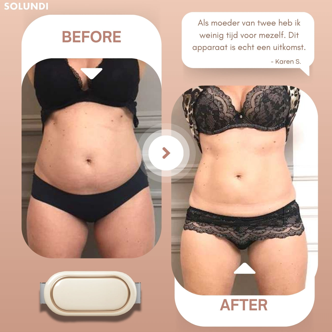 HeatSculpt břišní pás – nahřívací masážní pás s vibracemi