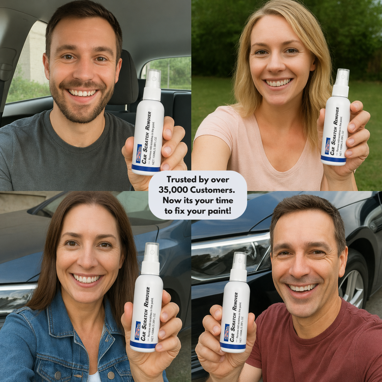 Spray riparatore per graffi auto per leggeri segni superficiali