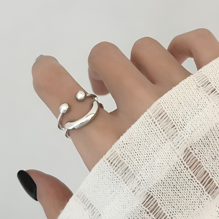 PositiviRing - Anello regolabile con smiley