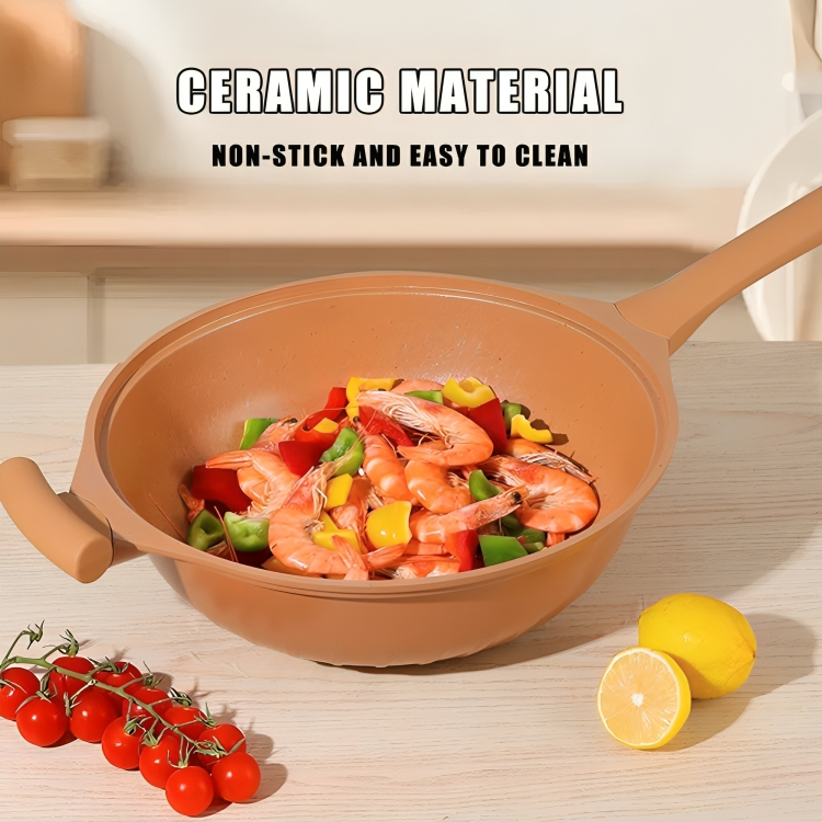 SuperWok Nonstick Deep Frying Wok – Versatile Cooking Pan with Lid