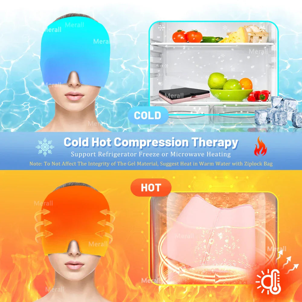 CoolRelief – pohodlná chladicí čepice na hlavu