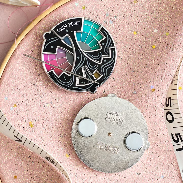 SpinPin - Rotating Color Wheel Enamel Pin