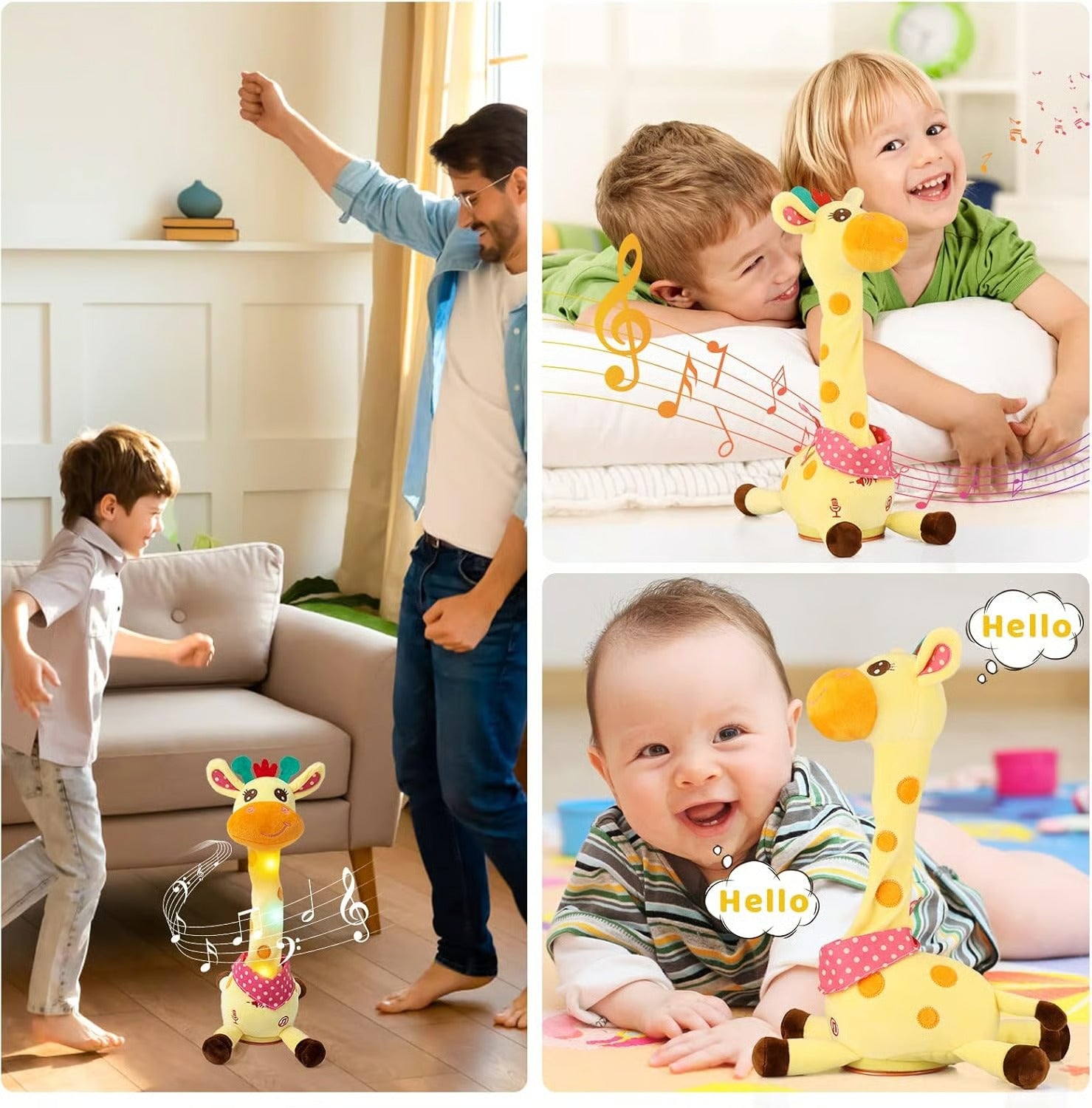 GrooveGiraffe -  Musical Dancing Toy for Babies & Toddlers