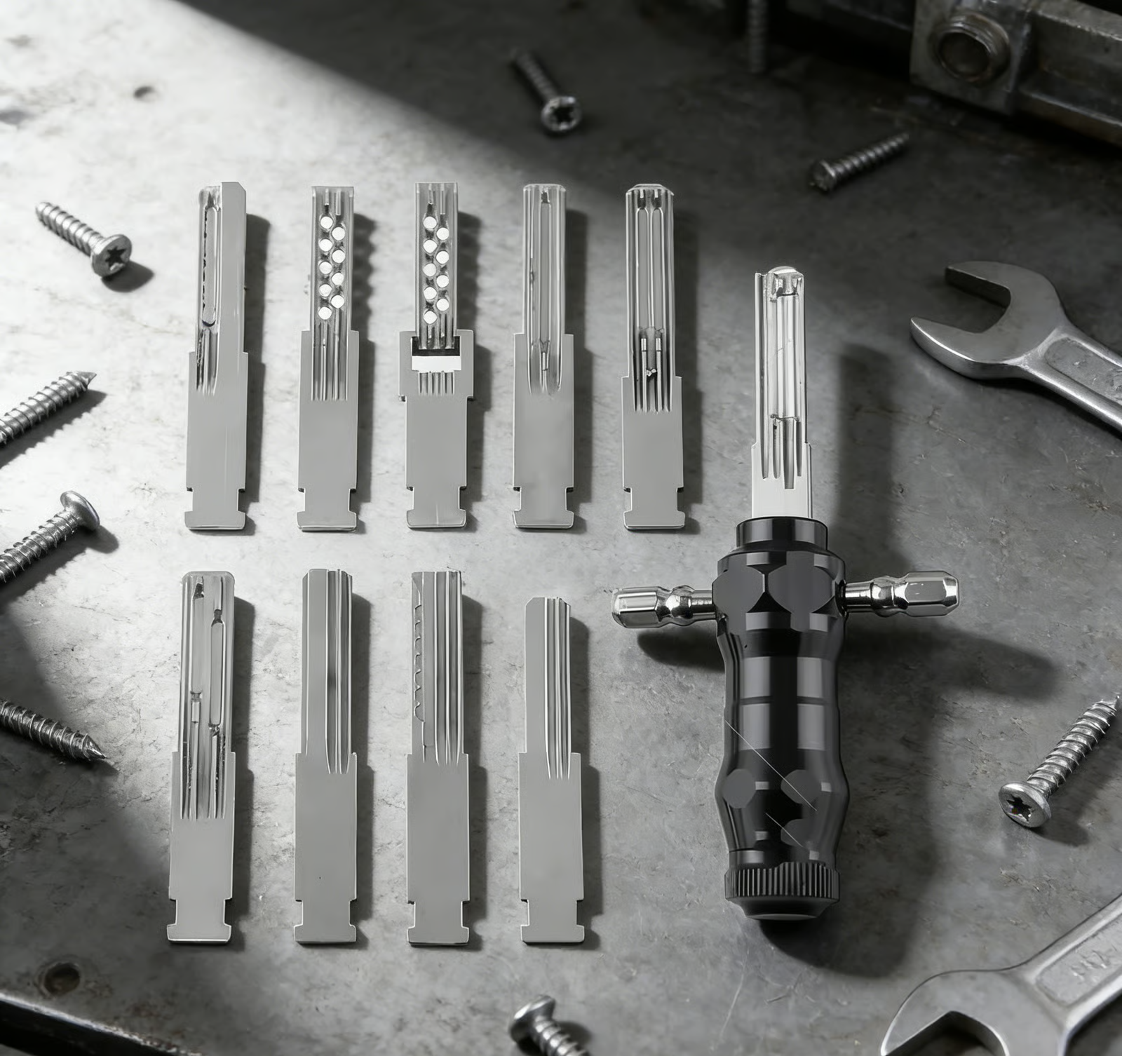TitanLock Kit – sada přesného šroubováku s více bity