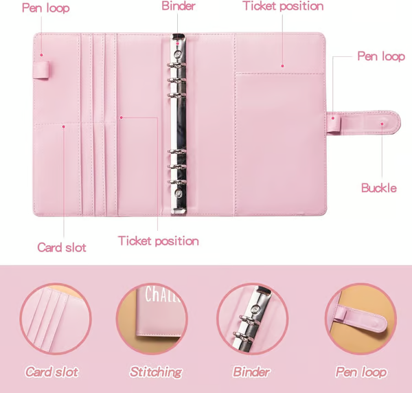 SaveWise – Cash Savings Binder – 100 Envelope Budget Challenge System