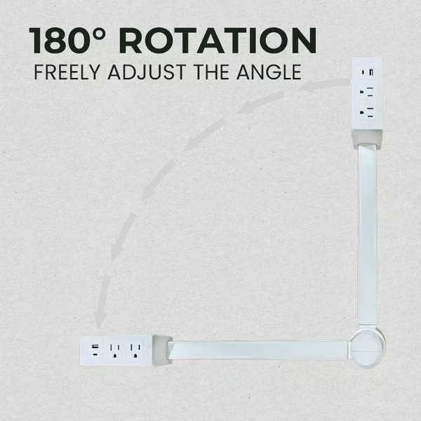 PowerNest -  Magnetic Rotating Power Strip