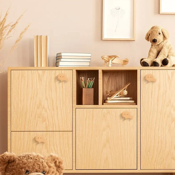NordicPals - Ganci da Parete con Animali in Legno