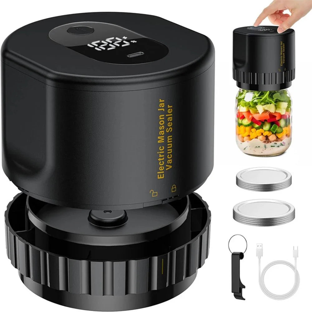Elektrická vakuová pumpa na zavařovací sklenice Mason Jar