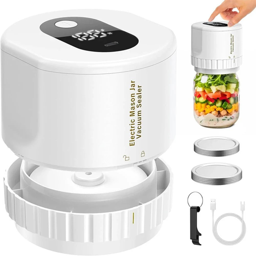 Elektrická vakuová pumpa na zavařovací sklenice Mason Jar