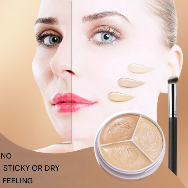 Mila - Tricolor Concealer Palette