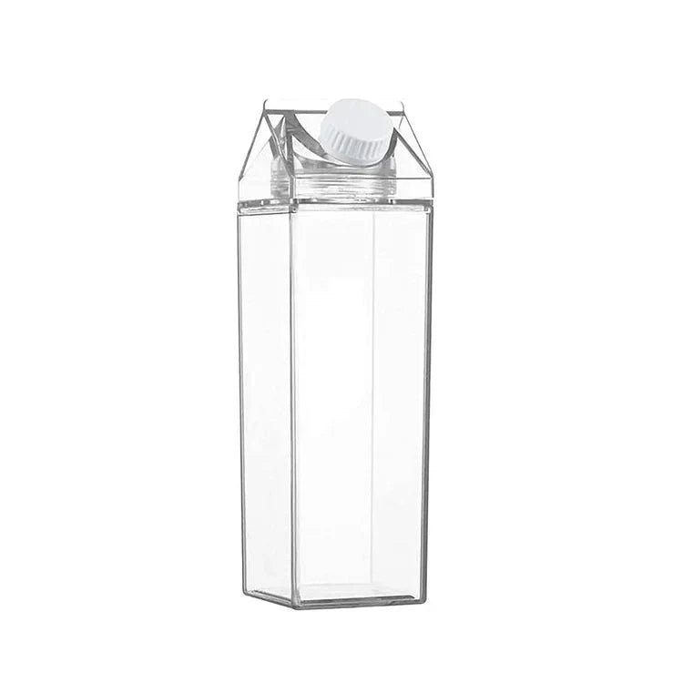 HydraCube — Milk Carton Style Square Water Bottle