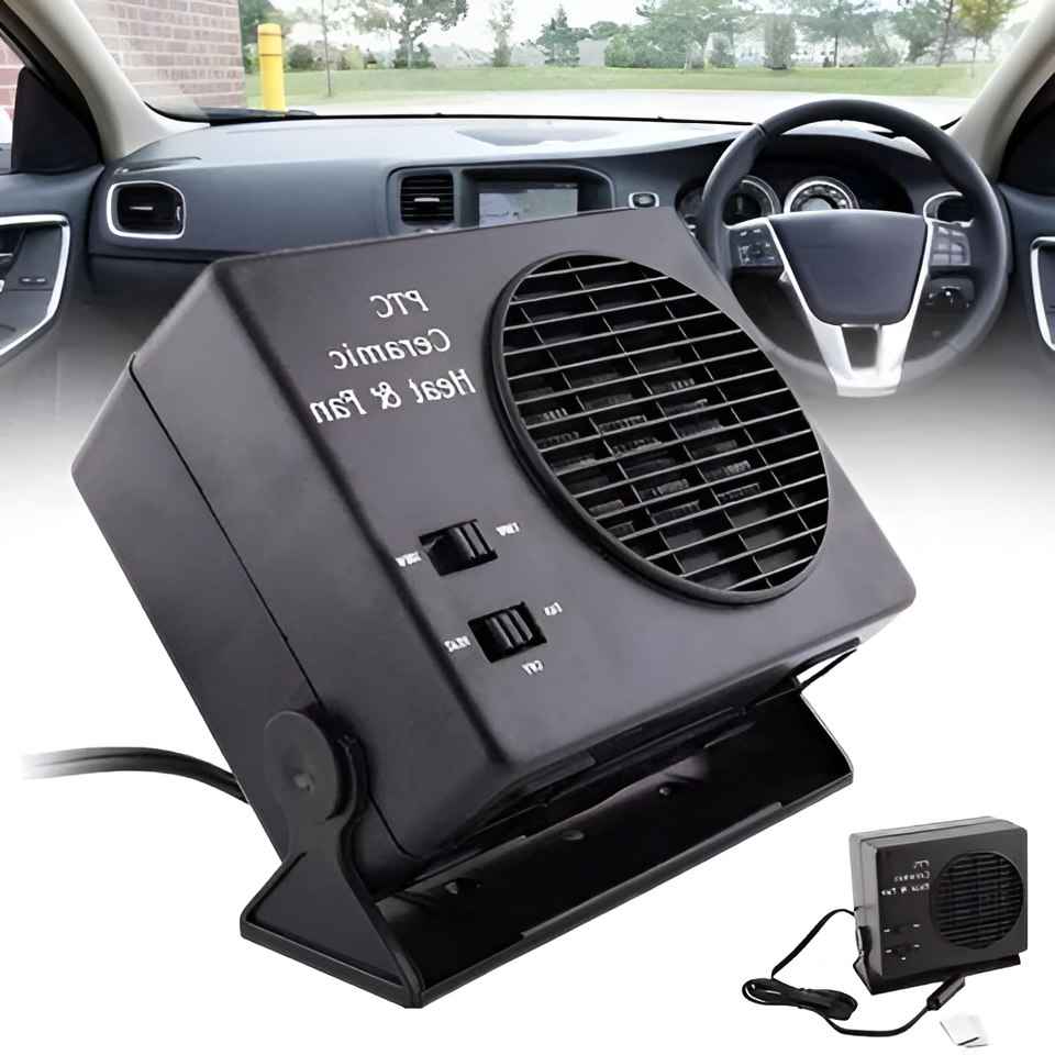 12V Ceramic Car Heater & Cooling Fan for Vehicle Use