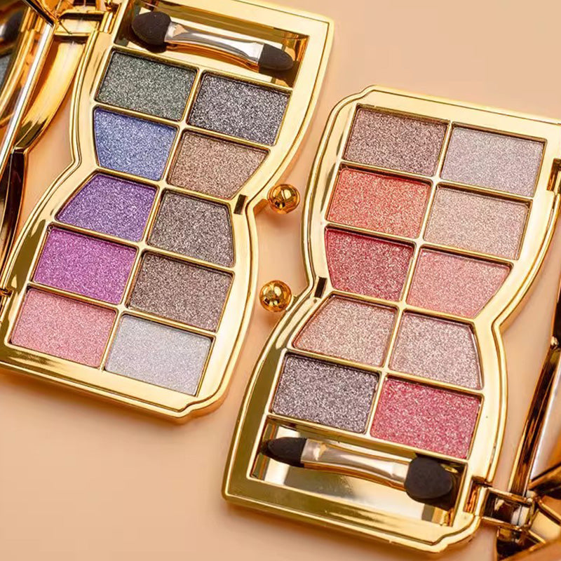 GlamGlow - 10-Color Glitter Eyeshadow Palette