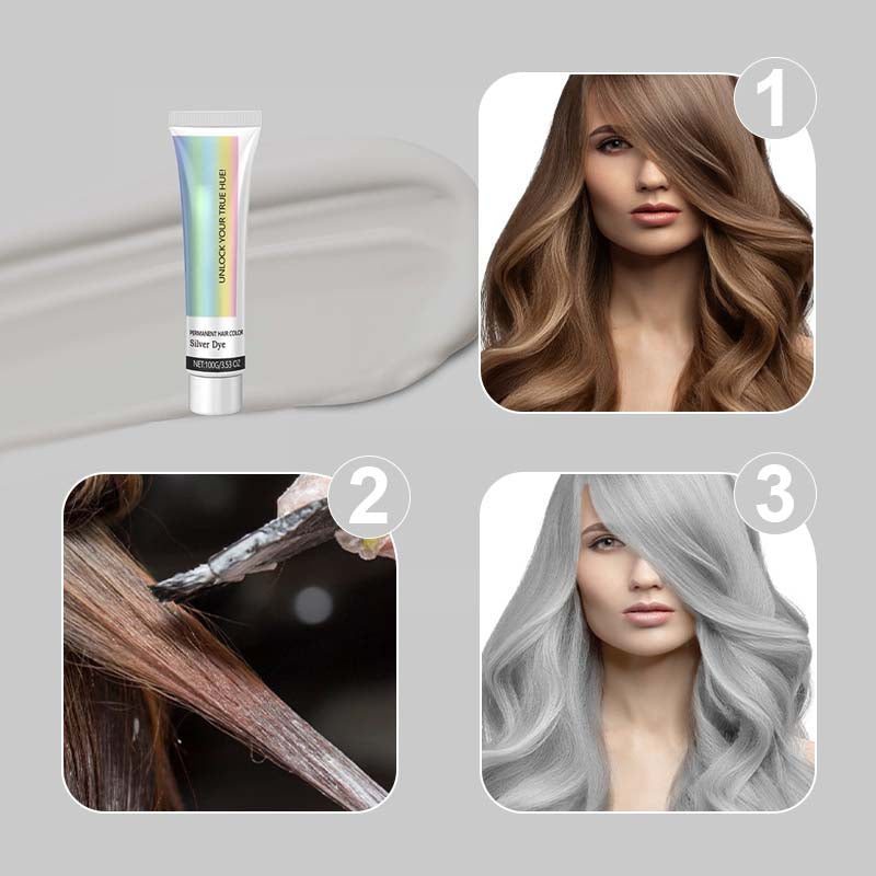 SilverLuxe - Silver Permanent Hair Dye