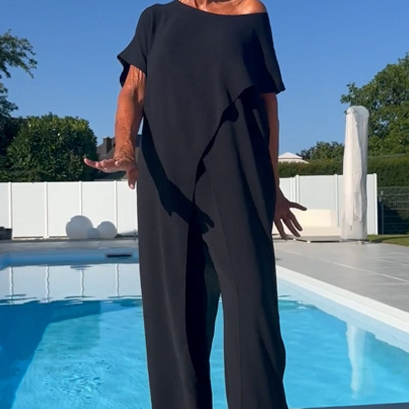 Gabbie - Elegantní dvoudílný komplet s odhalenými rameny