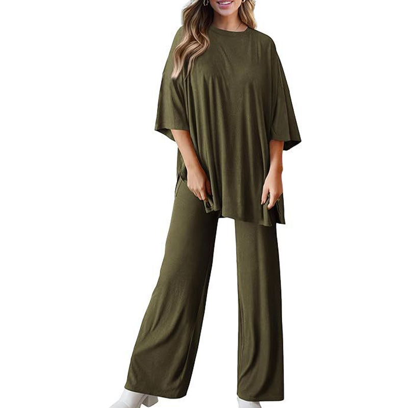 Metro Set – Relaxed Two-Piece Wide-Leg Outfit
