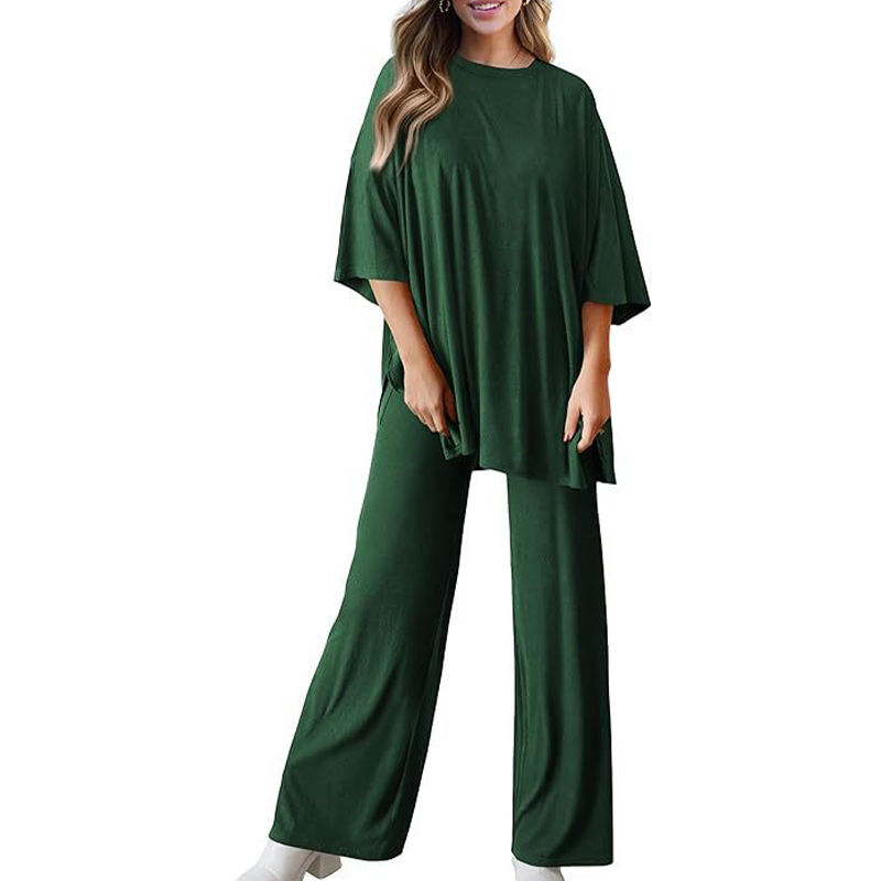 Metro Set – Relaxed Two-Piece Wide-Leg Outfit